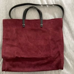 Clare V suede tote